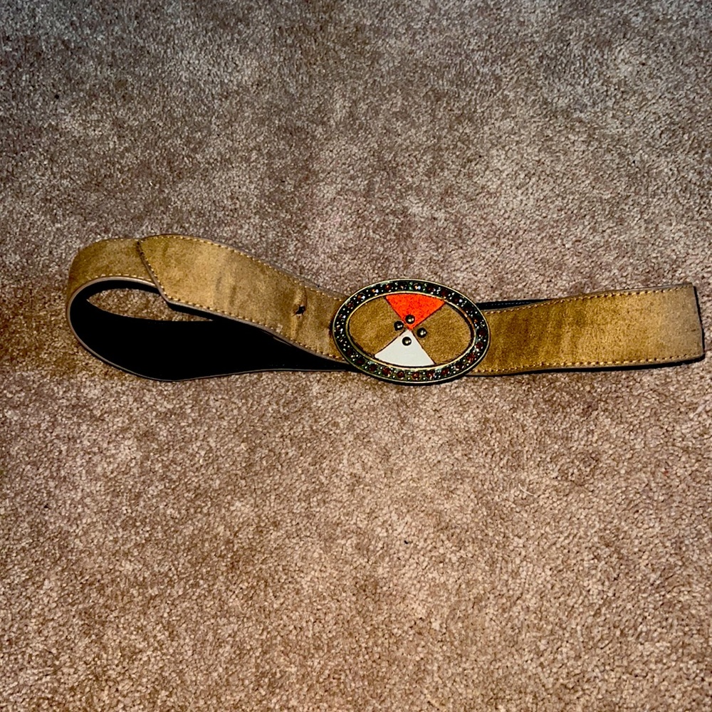 Girls size 16 brown belt